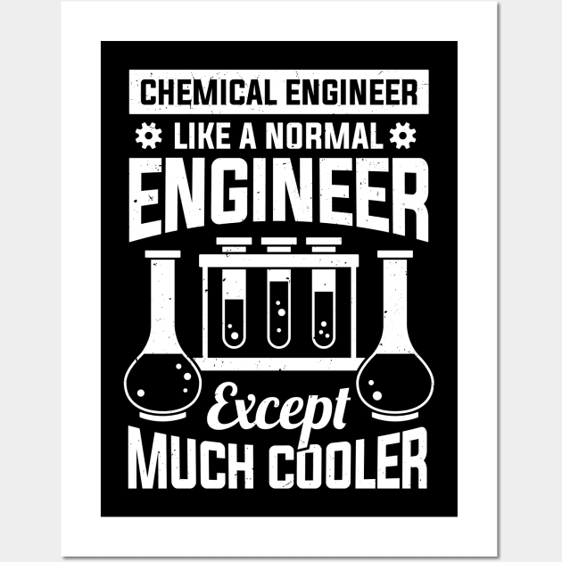 Chemical Engineering Engineer Gift Wall Art by Dolde08